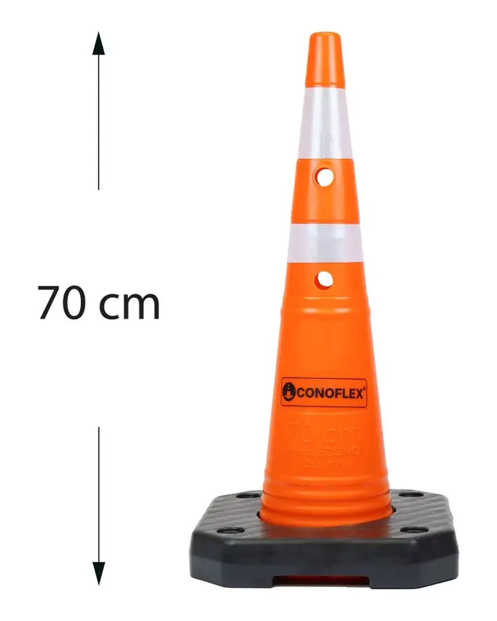 Cono Econo semiflexible con base 70 cm Conoflex