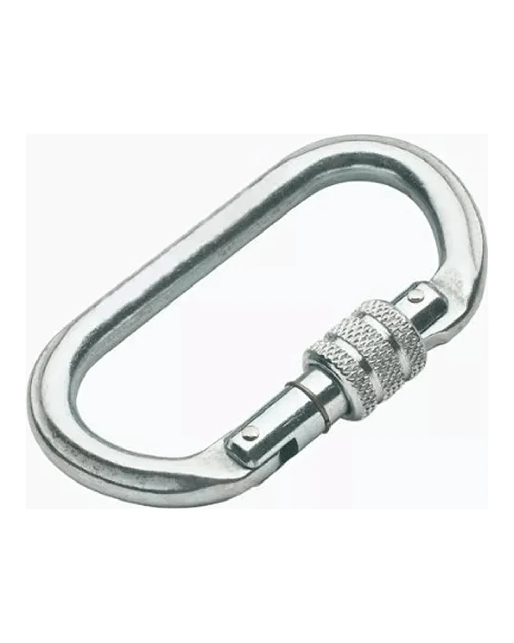 Mosquetón oval de acero con cierre de seguridad SKY AF-18K